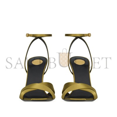 YSL LUCIENNE WEDGES IN SATIN CREPE 8302879QNAO2309